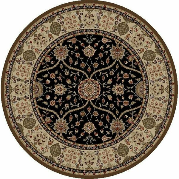 Concord Global Trading 2 ft. x 7 ft. 3 in. Kashan Heriz - Anthracite 28332